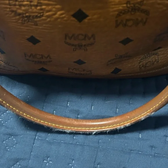 MCM Cognac Leather Women's Bag - Picture 4 of 8